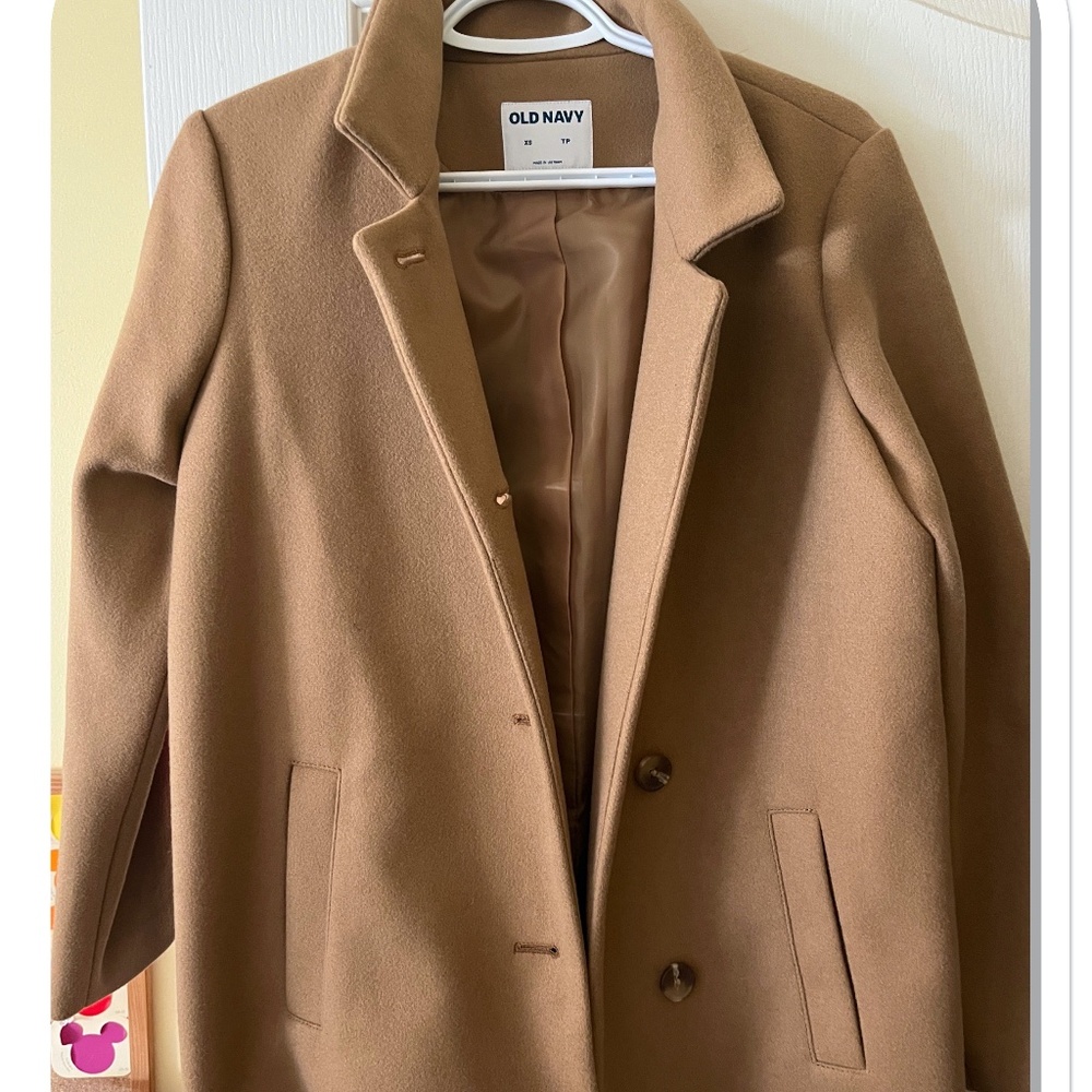 Brand New Never Used Old Navy Coat, Carmel colour, XS